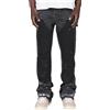 Vivoofchic Baggy Jeans Uomo - Pantaloni Jeans Larghi Y2K in Denim con Design Patchwork e Schizzi d'Inchiostro - Flared Jeans Streetwear Stile Hip Hop Casual Cowboy