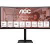 AOC E4 CU34E4CV Monitor PC 86,4 cm (34") 3440 x 1440 Pixel UltraWide Quad HD LCD Nero [CU34E4CV]