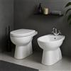 GEBERIT COPPIA SANITARI VASO BIDET E COPRIVASO UNIVERSALE RALLENTATO GEBERIT COLIBRI A TERRA
