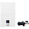 Ferroli Caldaia a Condensazione Bluehelix Hitech RRT 28 C 28 kw Metano/GPL con Kit Scarico Fumi Con Defangatore In Omaggio KIT COASSIALE,