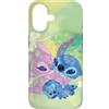 Disney Custodia per iPhone 17 Disney Stich e angelo trifoglio verde
