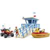 BRUDER 62780- scala 1:16 - STAZIONE DI SALVATAGGIO CON QUAD E MOTO D'ACQUA-NUOVO