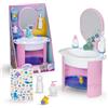 BABY born Lavandino - Lavandino per bambole con spazzolino & dispenser di sapone - Con acqua vera - Senza batterie - Accessorio per bambole di alta qualità per bambole da 36 cm & 43 cm