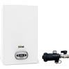 Ferroli Caldaia a Condensazione Bluehelix Tech RRT C 24 kW Metano/Gpl con Kit Scarico Fumi Con Defangatore In Omaggio ADATTATORE SDOPPIATO,