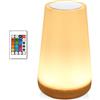 YGVQN Lampada da notte a LED, touch - 13 colori RGB che cambiano e 3 modalità dimmerabili, luce notturna per bambini ricaricabile USB con telecomando, per camera da letto, soggiorno, campeggio
