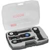 Bosch 4x Set di lame per impieghi gravosi, 4 pz (per Acciaio inossidabile (inox), Acciaio, 200 x 120 mm, Professional Accessorio Utensile multifunzione)