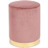 Konte.Design Pouf LUCILLA rosa
