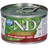 N&D Prime Pollo e Melograno Puppy Cibo Umido 140 g Mangime