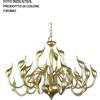 Illuminati Lighting Lampadario METASWAN cromato, 24 luci attacco G4. Diametro 110 cm, altezza 150 cm.