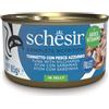 Schesir Tonnetto Con Pesce Azzurro in Jelly gr 85. Cibo Umido Per Gatti.