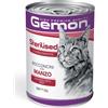 MONGE & C. S.p.A Gemon Cat Bocconcini sterilizzato Manzo Gr.415. Cibo Umido Per Gatti.