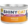 GIMBORN Gimcat Shinycat Jelly Sterilized Pollo gr 70. Cibo Umido Per Gatti.