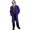 Rubie's Rubies Costume Joker per ragazzi, Giaccia con camicia e maschera, Oficiale Warner Bros, DC Comics per halloween e carnevale