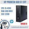 HP PC DESKTOP HP Prodesk 600 G1 SFF cpu i5-4590 Ram 8gb SSD 120gb Win10 Pro GRADO B