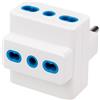 ECOVA Adattatore triplo ecova 30045 per prese 16a con 3 uscite