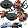 Hertz Evotuning Kit 4 Casse Altoparlanti Hertz DCX 165.3 Coax Ant+Post per Fiat Idea dal 2003