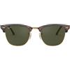 Ray-Ban Occhiali da Sole RB3016 W0366 Clubmaster Tartarugato/Verde G-15 Unisex