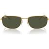 Ray-Ban Occhiali da Sole RB3732 001/31 Oro/Verde Unisex