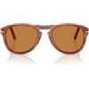 Persol Occhiali da Sole PO0714SM 96/73 Steve McQueen Terra Di Siena/Marrone Chiaro Unisex