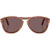 Persol Occhiali da Sole PO0714SM 96/53 Steve McQueen Terra Di Siena/Viola Unisex