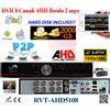 RVT Dvr 8 Canali HDMI HARD DISK 2000 GB 2 TERA AHD NVR iPhone Android P2P FULL HD