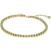 Pandora Bracciale tennis donna verde chiaro oro 561469C02, 561469C02-20, Argento sterling, Nessuna pietra preziosa