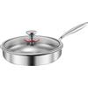 Generico Set Di Pentole In Titanio Professionale 28 Cm Coperchio Incluso, Antiaderente Senza Rivestimento Per Friggere, Rosolare, Stufare E Cucinare Senza