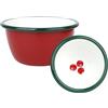 Talking Tables Piccola ciotola smaltata da 10 cm per salsa di mirtillo rosso, per preparare condimenti natalizi, barbecue, condivisione, salse o snack per feste, yogurt, in metallo smaltato, stoviglie