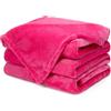 cagulax Coperta in pile rosa per divano, comoda, morbida, leggera, pelosa, divano, camera da letto, soggiorno, 127 x 178 cm, per ragazzi, ragazze, adulti, studenti
