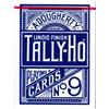 Tour de magie TALLY-HO Fan Bleu (US Playing Card Company)
