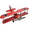 zambiasi Riproduzione Gigante aereo in metallo 1° guerra mondiale biplano 56x60 cm
