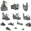 TerrainCrate Deadzone Ruins Miniature Bundle per giochi a tema guerra