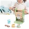 Kit Per Macchina Da Caffè In Legno Per Bambini Con Tazze E Manovella