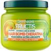 Garnier Fructis Hair Bomb Hydra Liss And Shine Con Cheratina, Maschera Ultra Lisciante 320 ml