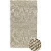 HAMID - Tappeto in Juta Alcazar 100% Fibra di Iuta Naturale - Tappeto Morbido e ad Alta Resistenza - Tessuto a Mano - Soggiorno, Camera da Letto, Tappeto Corridoio - (Bianco, 110x60cm)
