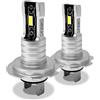 Sirius Kit 2 Headlight LED H7 e H18-12V 6000K JUNIOR Series - 2600 Lumens al set di lampade - compatibile AUTO MOTO