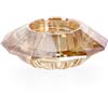 Bizzotto Porta Tealight 1P Eldrid H 3,3 Cm D 9 Cm Vetro Ambra