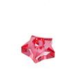 Bizzotto Portacandela di Natale Eldrid Stella H 4 Cm D 7,5 Cm Vetro Rosso