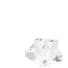 Bizzotto Portacandela di Natale Eldrid Stella H 4 Cm D 7,5 Cm Vetro Trasparente