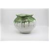 BONTURI CASA HOME DECORATION Orcio Picolo H 24 Cm 30 x 30 Cm Ceramica Lava White Green