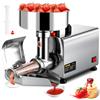 VEVOR Filtro Elettrico per Pomodori Acciaio Inossidabile 370W Spremiagrumi Elettrico per Salsa in Acciaio Inossidabile 90-160 kg / h per Salsa di Fragole Ketchup Salsa di Mirtilli Rossi