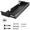 VEVOR Cassetto Estraibile Sotto Scrivania 840 x 240 x 107 mm Organizzatore Nascosto per Riporre Oggetti sulla Scrivania, Cassetto Portapenne Sotto Tavolo per Postazioni di Lavoro da Ufficio, Nero