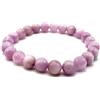TENET - Bracciale a sfere di pietra vera naturale - (KUNZITE, 8 mm)