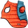 Farm Company Piumino Reversibile Fiemme Ottanio/Mattone per Cani - 55