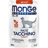 MONGE GATTO UMIDO 85 G MONOPROTEICO ADULTO PATE' TACCHINO BUSTINA