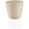Guzzini - Tierra, Portavaso Singolo in Plastica Riciclata - Argilla, Ø 12,8 x h12 cm | 1 lt - 19620079