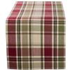 DII CBBB01333 tovaglietta, Homespun Plaid, Table Runner 13x72
