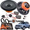 Hertz Evotuning Kit 4 Casse Altoparlanti Hertz Dsk 165.3 Anteriori con Adattatori per VW T-Cross