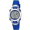 Armitron - Orologio sportivo unisex, digitale, con cronografo, cinturino in resina, 45/7013, Blu/Argento