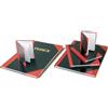 Notebook A5 indicizzato AZ 100 Leaf Nero e Rosso Elegante look professionale ed